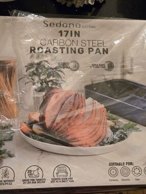 Texas Brisket or Sunday Roast! NIP 17 in Sedona Cooker Pans Mother's Day Hosting
